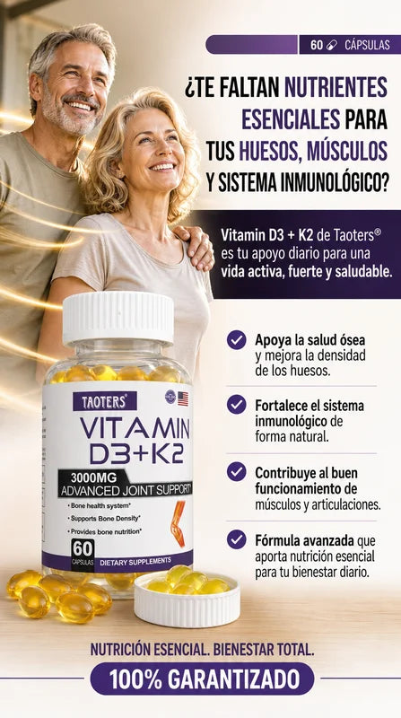 VITAMIN D3 + K2 TAOTER 3000MG ADVANCED JOINT SUPPORT