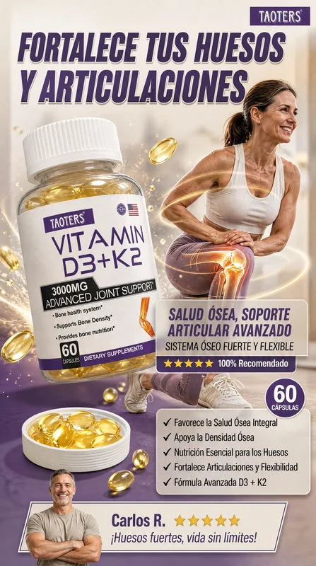 VITAMIN D3 + K2 TAOTER 3000MG ADVANCED JOINT SUPPORT