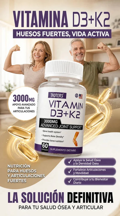 VITAMIN D3 + K2 TAOTER 3000MG ADVANCED JOINT SUPPORT